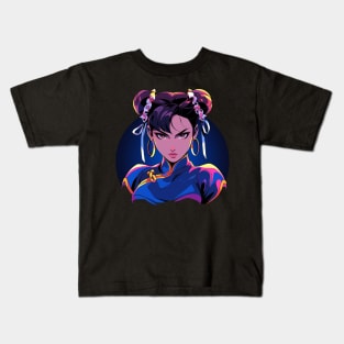 chun li Kids T-Shirt